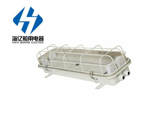 Luz de emergencia fluorescente marina del LED impermeable con el guardia jcy42-2ef